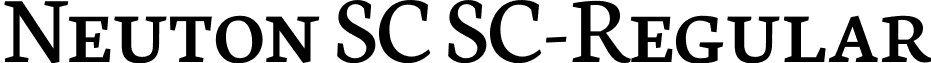 Neuton SC SC-Regular font - neuton.sc-regular.ttf