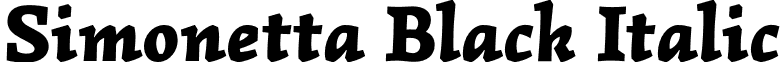 Simonetta Black Italic font - simonetta.black-italic.otf