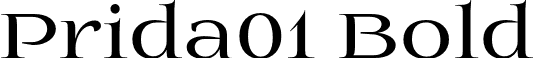 Prida01 Bold font - prida01.bold.otf