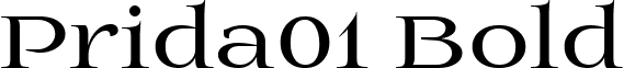 Prida01 Bold font - prida01.bold.ttf