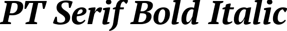PT Serif Bold Italic font - pt-serif.bold-italic.ttf