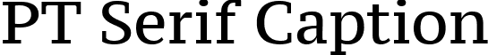 PT Serif Caption font - pt-serif.caption.ttf