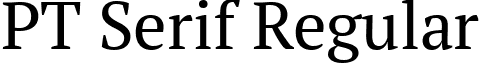 PT Serif Regular font - pt-serif.regular.ttf
