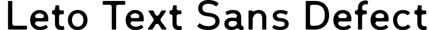 Leto Text Sans Defect font - leto-text-sans-defect.regular.ttf