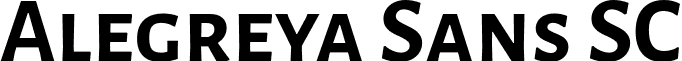 Alegreya Sans SC font - alegreya-sans-sc.bold.ttf