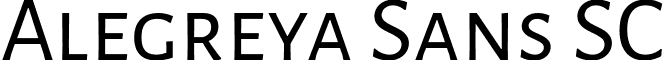 Alegreya Sans SC font - alegreya-sans-sc.regular.ttf