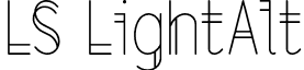 LS LightAlt font - ls.lightalt.otf