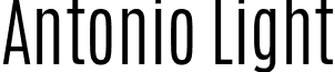 Antonio Light font - antonio.light.ttf