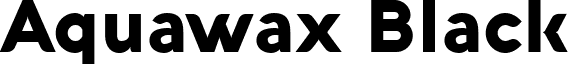 Aquawax Black font - aquawax.black.ttf