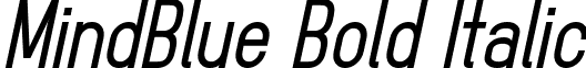 MindBlue Bold Italic font - mindblue.bold-italic.otf