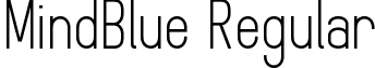 MindBlue Regular font - mindblue.regular.otf