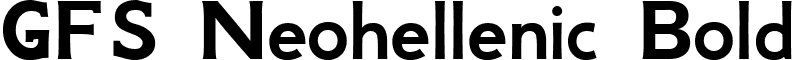 GFS Neohellenic Bold font - gfs-neohellenic.bold.ttf