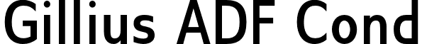 Gillius ADF Cond font - gillius-adf.bold-cond.otf