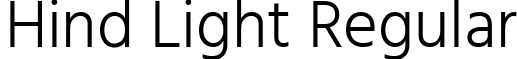 Hind Light Regular font - hind.light.ttf