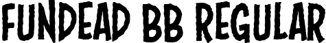 Fundead BB Regular font - fundead-bb.regular.ttf