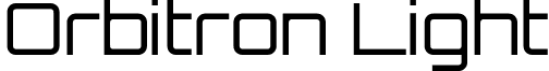 Orbitron Light font - orbitron.light.otf