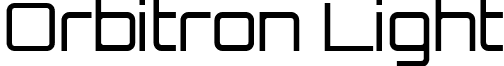 Orbitron Light font - orbitron.light.ttf