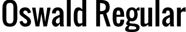 Oswald Regular font - oswald.regular.ttf