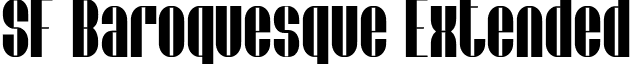 SF Baroquesque Extended font - sf-baroquesque.extended.ttf