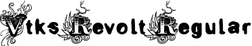 Vtks Revolt Regular font - vtks-revolt.regular.ttf