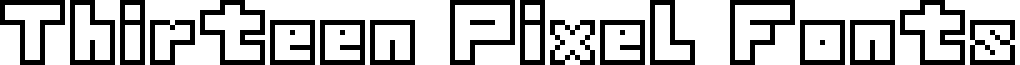 Thirteen Pixel Fonts font - thirteen-pixel-fonts.regular.ttf