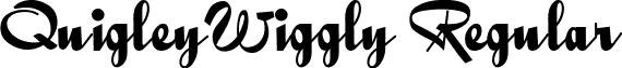 QuigleyWiggly Regular font - quigleywiggly.regular.ttf