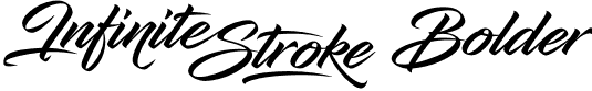 Infinite Stroke Bolder font - infinite-stroke.bolder.otf