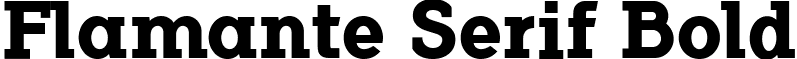 Flamante Serif Bold font - Flamante-Serif-Bold-FFP.ttf