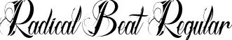 Radical Beat Regular font - Radical Beat.ttf