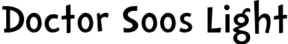 Doctor Soos Light font - Doctor Soos Light 1.1.ttf