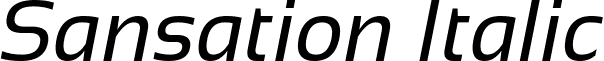Sansation Italic font - Sansation_Italic.ttf