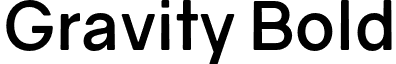 Gravity Bold font - Gravity-Bold.otf