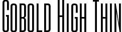Gobold High Thin font - Gobold High Thin.otf