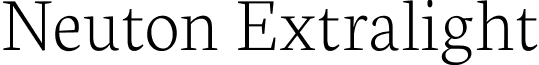Neuton Extralight font - Neuton-Extralight.ttf