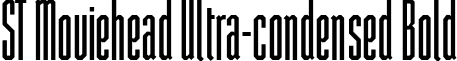 ST Moviehead Ultra-condensed Bold font - st_moviehead_bold.ttf