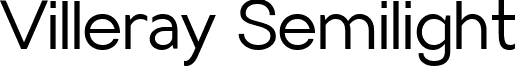 Villeray Semilight font - Villeray-Semilight.ttf