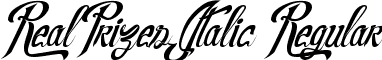 RealPrizesItalic Regular font - RealPrizes-Italic.ttf