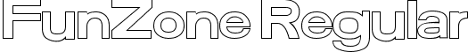FunZone Regular font - Funzone 2 Outline.ttf