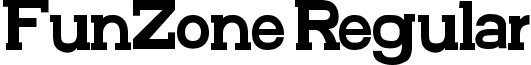 FunZone Regular font - Funzone 2 Serif Condensed.ttf