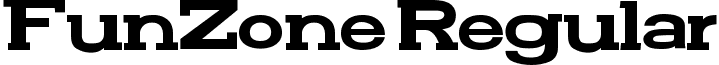 FunZone Regular font - Funzone 2 Serif Wide.ttf