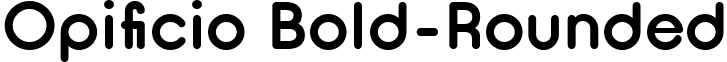 Opificio Bold-Rounded font - opificio_bold_rounded.ttf