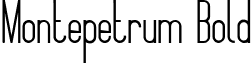 Montepetrum Bold font - Montepetrum bold.ttf