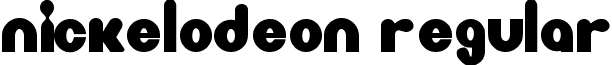 nickelodeon Regular font - MUNDONICK.ttf