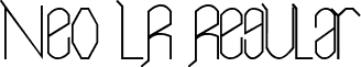 Neo LR Regular font - Neo LR.otf