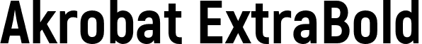 Akrobat ExtraBold font - Akrobat-ExtraBold.otf