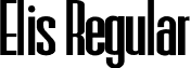 Elis Regular font - Elis.otf