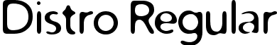 Distro Regular font - DISTRO__.ttf