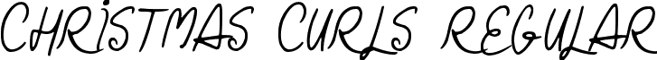 Christmas Curls Regular font - Christmas Curls.ttf