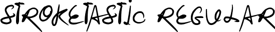 Stroketastic Regular font - Stroketastic.ttf
