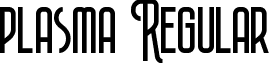plasma Regular font - PlasmaRegular.ttf